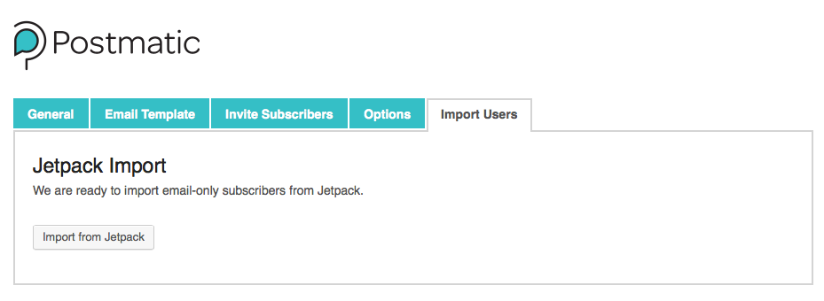 Postmatic Jetpack list importer
