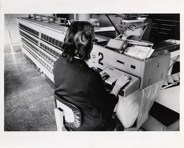 Woman mail worker