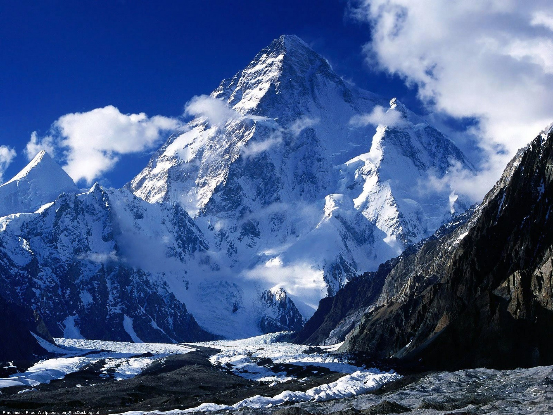 Snowy mountains