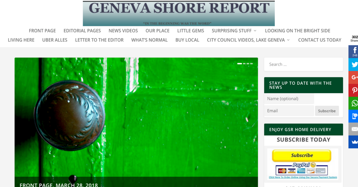 The Geneva Shore Report uses Postmatic among their tools to gain subscribers and distribute content, successfully.